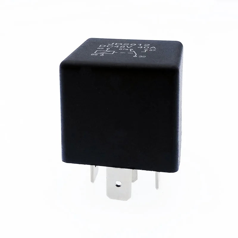 JD2912 4Pin 5Pin 40A Auto Car Relay DC 12V 24V 36V 48V 72V with Mounting Hole Coil Power 1.8W Automobile Control Device