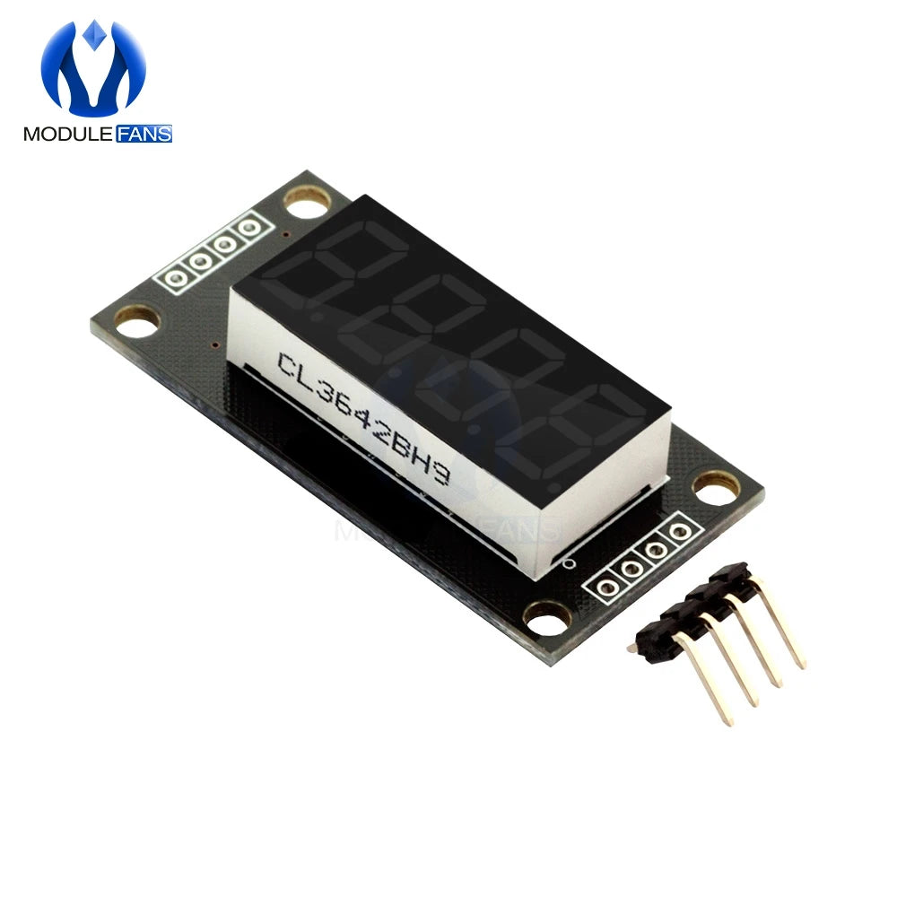 0.36" 0.36inch 0.36 Inch TM1637 7 Segments Digital Display Tube 4-Digit LED  Module Board For Arduino Red Color