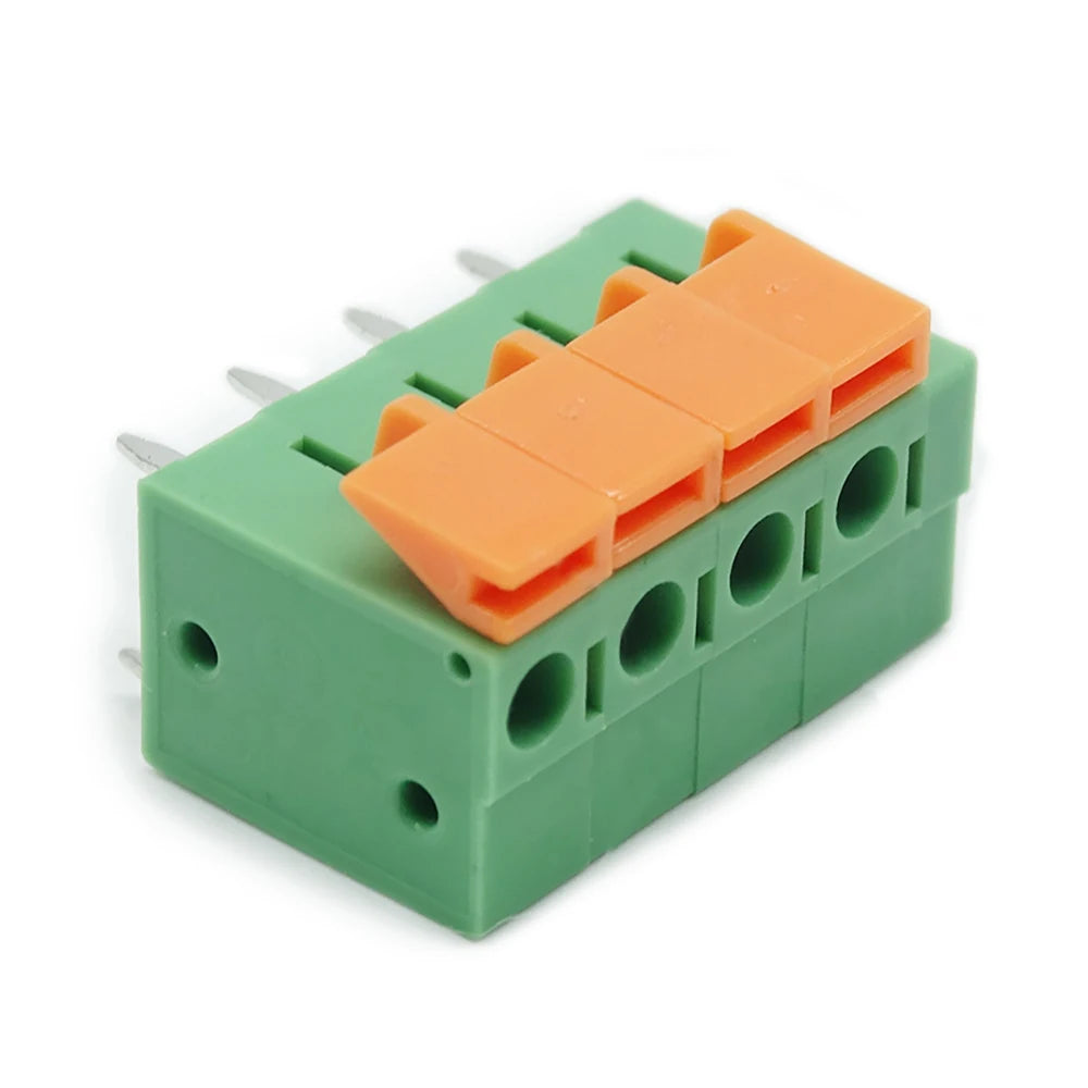 10pcs KF142V-5.08mm 141V-2.54mm Vertical KF142R 141V Right Angle FFKDSA 250V10A 2P 3P Spliceable PCB Wire Spring Terminal Block