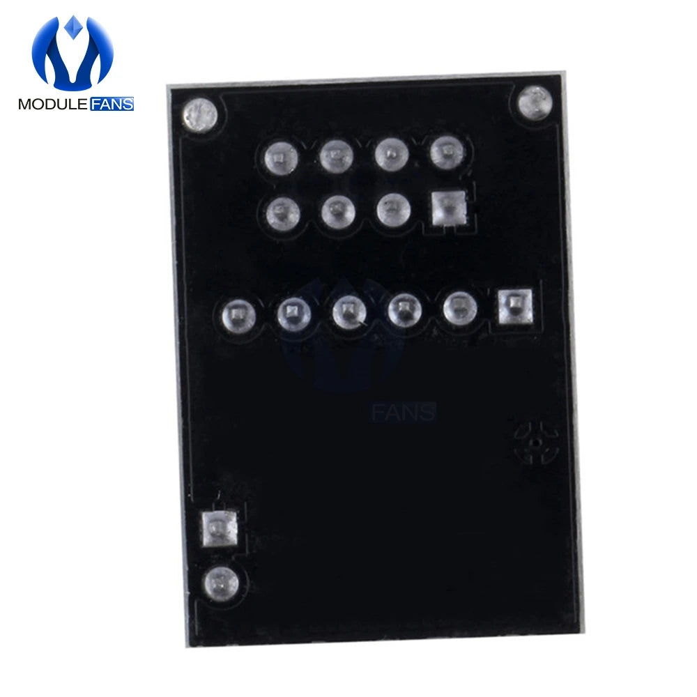 5PCS Socket Adapter Plate Board For 8Pin NRF24L01 Wireless Module Transceiver Module 51 AMS1117