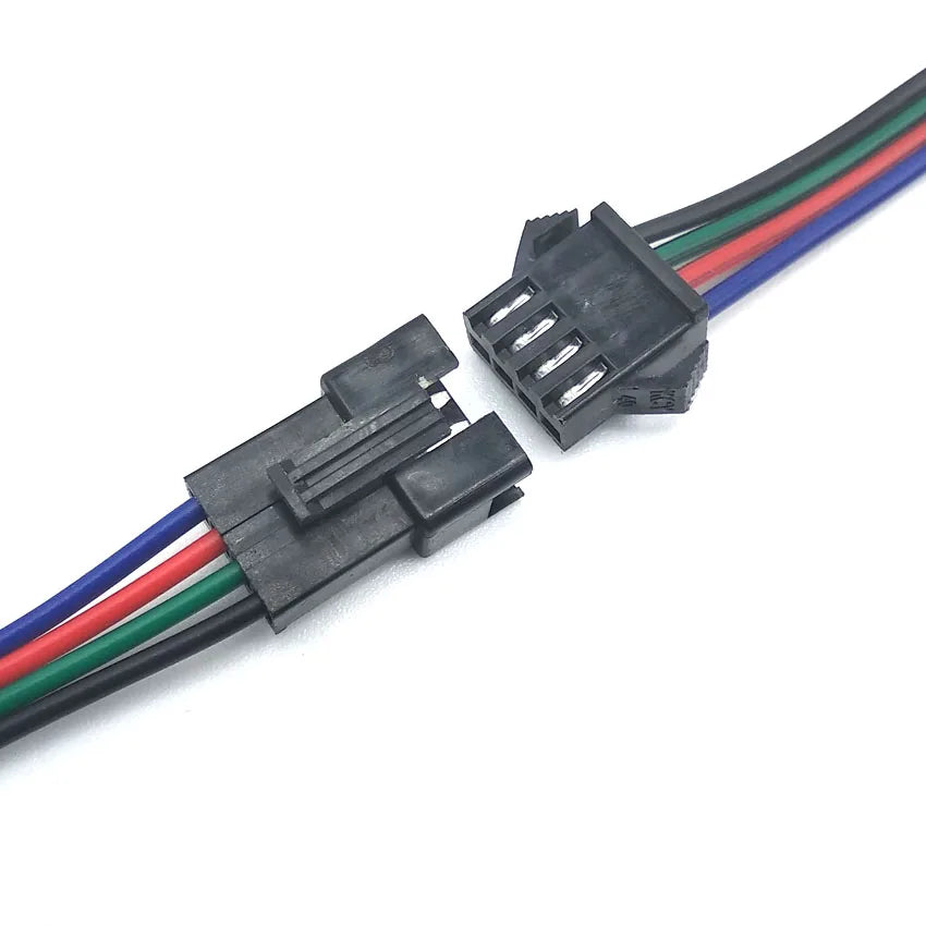 5Pairs JST SM 2P 3P 4P 5Pin 6 Pin Plug Male to Female Jack Socket Wire Cable Pigtail Connector Length 15cm