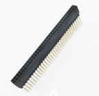 10pcs 2.54mm PC104 Industrial Long Square Pin 2X16P 2X20P 2X25P/32P/40P PH8.5+2.5mm Double Row Gold Motherboard Female Header