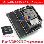 BGA48 BGA63 BGA64 BGA153 BGA169 EMMC SOP44 TSOP48 Adapter Socket MX29GL640 S29GL064N For RT809H USB emmc nand Flash Programmer