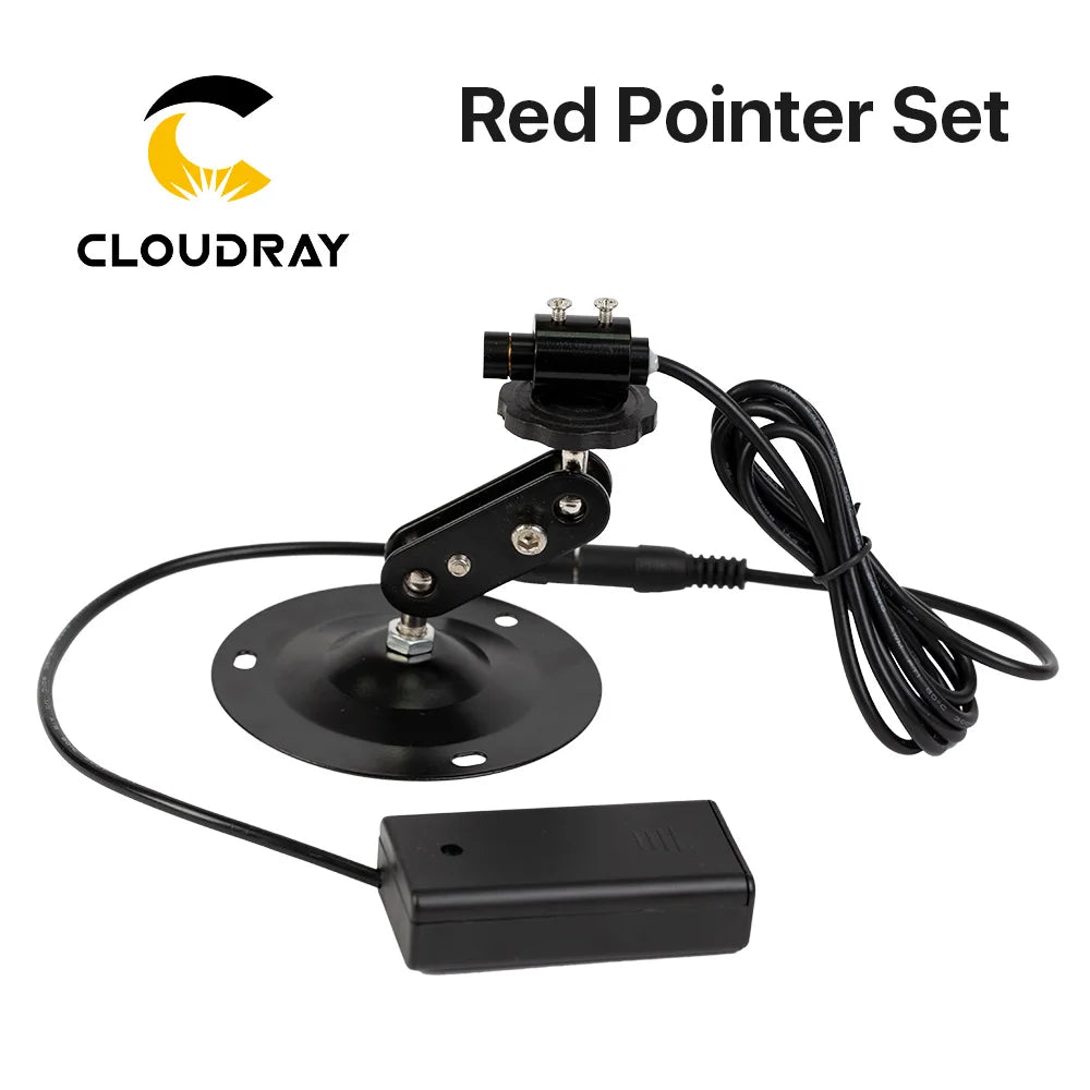Red Laser Locator Red Dot Beam Marking Positioning  Red Focusable Laser Diode Module +Battery Case+mount For marking machine
