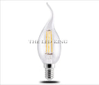 E14 LED Filament C35 Lamp C35L Dimmable Glass Candle Bulb 220V 4W 8W 12W Replace 20W 40W 60W Halogen Light Chandeliers