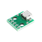 10pcs/5pcs Mini Micro USB to DIP 2.54mm Adapter Connector Module Board Panel Female 5Pin Pinboard 2.54mm Micro USB PCB Type Part