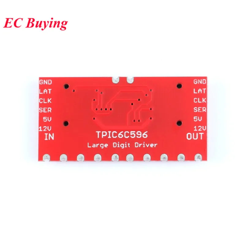 TPIC6C596 8-bit Shift Register 7-Segment Digital Tube Driver Displays Module for Andrino Diy Electronic PCB Board