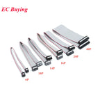 2.54mm Pitch FC-6/8/10/12/14/16/20/24/30/34/40/50 PIN JTAG ISP Download Cable Gray Flat Ribbon Data Cable for DC3 IDC Box Header