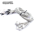 3D Printer Parts Thermistor NTC Temperature Sensor 3950 1% Line 100&150cm 100K with XH2.54 White Terminal 2P Connector Terminal
