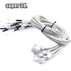 3D Printer Parts Thermistor NTC Temperature Sensor 3950 1% Line 100&150cm 100K with XH2.54 White Terminal 2P Connector Terminal