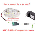 Leds Strip SMD 3528 60led 1M/2M/3M/4M/5M Tape Cabinet Closet Decoration Lamp Bedroom Kitchen Lighting Flexible RGB LED Light