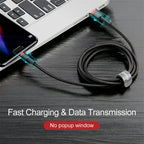 Baseus USB Micro Cable Quick Charge 3.0 Cable Fast Charging for Huawei P30 Xiaomi USB-C Charger Wire