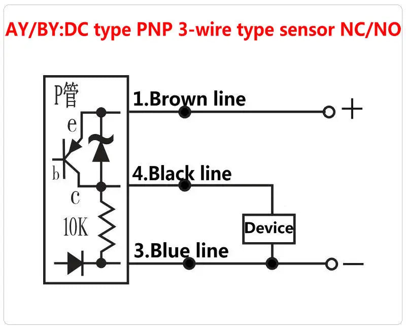 LJC18A3-B-Z/BX Approach Sensor Cylindrical Capacitive Proximity Switch 10mm Detecting distance NPN/PNP NO/NC DC6-36V