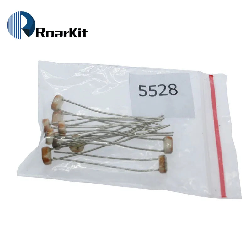 Photoresistor Kit 5Kindsx10pcs 5506 5516 5528 5537 5539 Light Dependent Resistor LDR Pack Photoresistor Package for Arduino