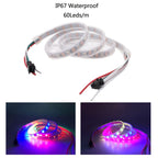 WS2812B USB LED Strip RGB Addressable Pixel Tape 14Keys Remote Controller For TV Back Under Cabinet Lamp DC5V 1m/2m/3m/4m/5m