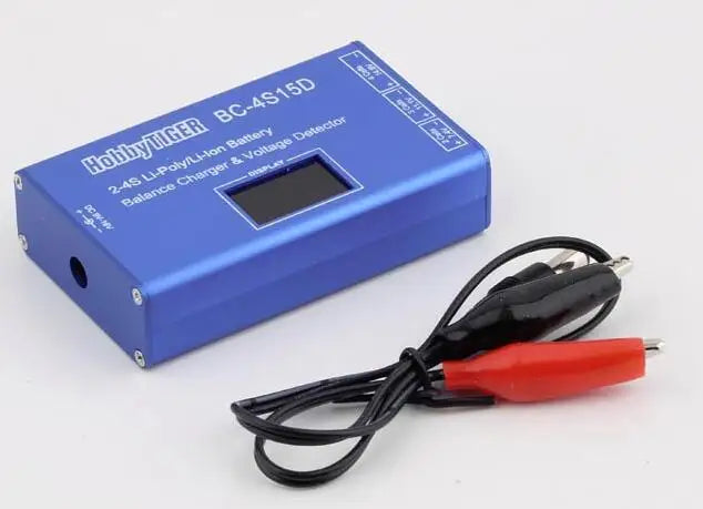 BC-4S15D Battery Lithium Lipo Balance Charger Voltage Detector LCD Digital Display Balance Charger with Adapter for RC Battery