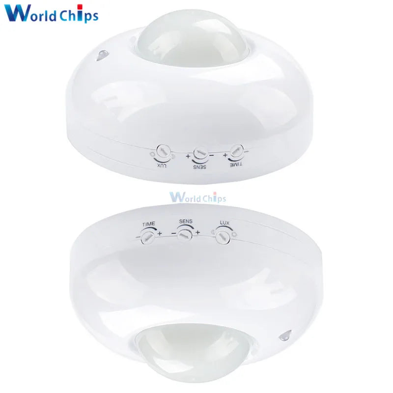 Newest Arrival LED Motion Sensor 110V 220V Automatic Infrared PIR Infrared Detector 360 Degree Time-Delay Motion Sensor Switch
