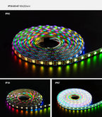 5V SK6812 RGBW Led Strip Light 4 in 1 Similar WS2812B 1m 4m 5m 30 60 144 LEDs Individual Addressable RGBWW Led Lights IP30 65 67