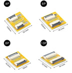 10PCS/1PC FPC FFC Flexible Flat Cable Extension Board 0.5mm 1mm Pitch 4Pin 5 6 7 8 9 10 12 14 15 16 20 30 40 50 60 PIN Connector