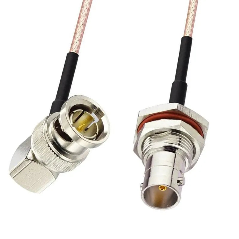 BNC Male Straight Right Angle To BNC Male Female 75 Ohm RG179 Pigtail Cable for HD-SDI 3G-SDI Vedio CCTV Camera Camcorder