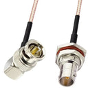 BNC Male Straight Right Angle To BNC Male Female 75 Ohm RG179 Pigtail Cable for HD-SDI 3G-SDI Vedio CCTV Camera Camcorder