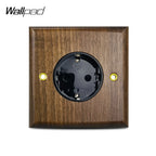 Toggle Wall Switch 1-4 Gang, Solid Wood Frame, EU French Wall Socket, Flush / Surface Mounting, Z6 Wallpad
