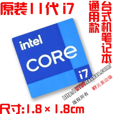 New Original 11-Generation Core i9 i7 i5 i3 Evo Certified Notebook Desktop Computer Cpu Sticker Label