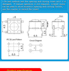 50PCS Momentary Tactile Push Button Click Switch 6X6mm 4.3mm-17mm H=4.3mm 4.5mm 5mm 6mm 7mm 8mm 9mm 10mm 13mm 14mm 4Pin Switch