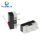 100Pcs Limit Switch Push Button Switch 1A 125V AC Mouse Switch 3Pins Micro Switch