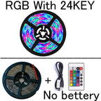 5M USB LED Strip Light 5V 3528 1 Meter 5 Meter White Warm White Pink Green Blue Red SMD RibbonKitchen Light Under Cabinet Lamp