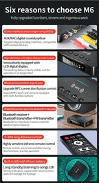 Bluetooth 5.0 Receiver Transmitter FM Stereo AUX 3.5mm Jack RCA Optical Wireless Audio Adapter Remote Control For TV  Car Kit