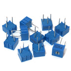 10PCS 3362P Series Resistance 101 201 501 102 202 502 103  Trimpo Trimmer Potentiometer 3362 500R 1K 2K 5K 10K 20K 50K 100K 2M