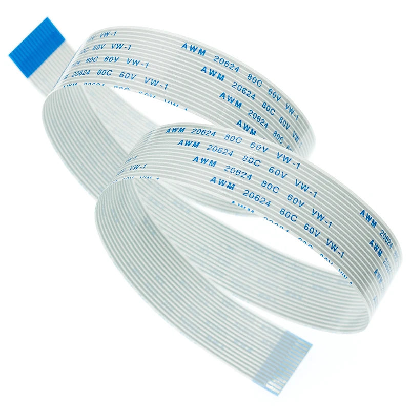 Flexcable for Raspberry Pi Model B+ 2M 1M 50CM 30CM 15CM 15 Pins Ribbon Flex Cable 15CM-200CM FFC 1.0mm AWM 20624 80C 60V VW-1