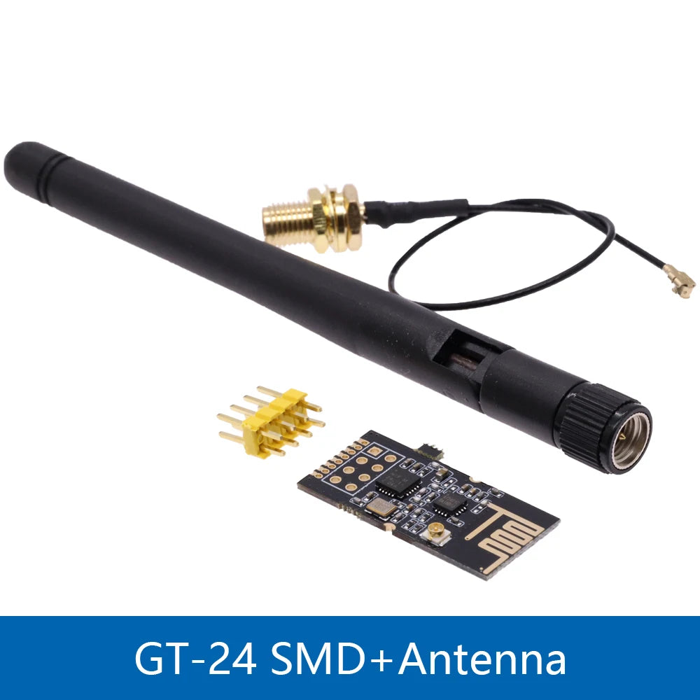 GT-24 2.4G 1100 Meters NRF24L01+PA+LNA Wireless Transceiver Communication Modules For Arduino Support 51 STM8 STM32 Board