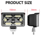 Nlpearl Car 4inch LED Light Bar Yellow White Off Road Spotlight Work Light For Truck Tractor 4X4 Boat 12v 24v Headlight Fog Lamp