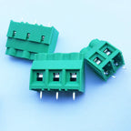 50pcs 2P 3P 300V/30A 22-10AWG 6.35/7.62/9.5mm 7620-7.62 635-6.35 950-9.5 Reputed CE UL PCB Screw Wire Terminal Block Connector
