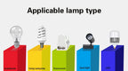 UBARO EU/UK Standard Crystal Tempered Glass Wall Panel Light Touch Switch Led Indicator Sensor Electrical Button 1/2/3Gang 220V