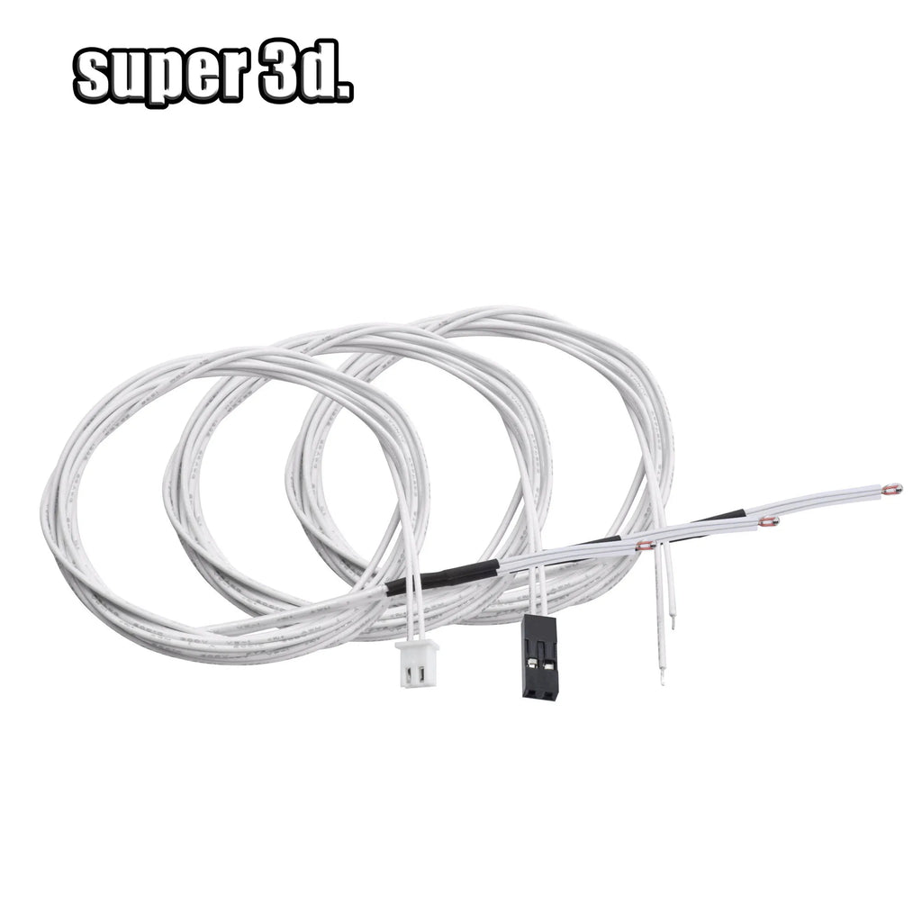 100K Ohm NTC 3D Printer Thermistor With Dupont/XH2.54 NTC3950 Thermal Sensor Heatbed Thermistors Temperature Heater Cable