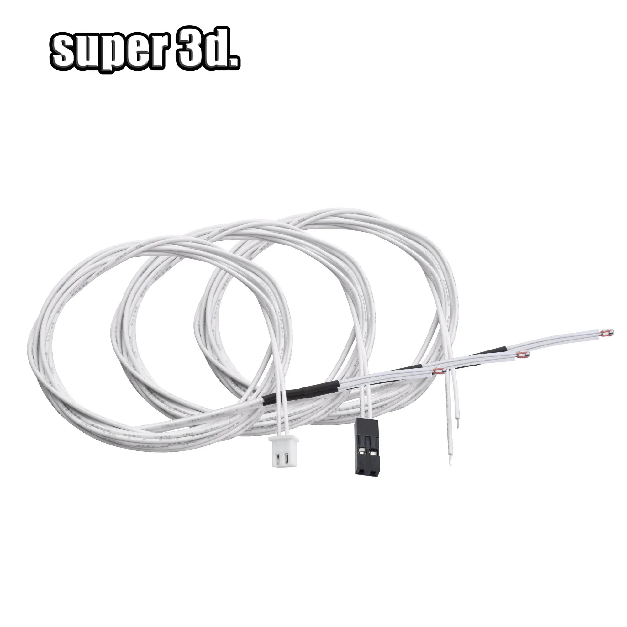 100K Ohm NTC 3D Printer Thermistor With Dupont/XH2.54 NTC3950 Thermal Sensor Heatbed Thermistors Temperature Heater Cable