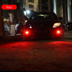 2pcs H3 LED Fog Light Bulb DC 12V 3030 SMD Car Fog Light Super Bright DRL Driving Lamp Built-in 5 Color Optional Headlight Bulb