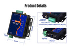 PUSR RS485/232 to LoRa Converter Point to Modbus TCP/RTU Gateway 8KM Data Transfer SX1262 DI+DO IO LoRa Wireless Modem USR-LG207