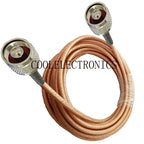 N Male to N Plug Male Connector RG400 Double Shielded Copper Braid RF Coaxial cable 50ohm 10/15/20/30/50CM 1/2/3/5/10M