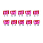 10PCS 50A Medium Size Auto Fuse, The Fuse Insurance Insert The Insurance of Xenon Lamp Piece Lights Fuse