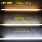 1-20pcs LED Rigid Strip DC12V 50CM 20 inch SMD5730 36LEDs U/V-Shaped Flat LED Aluminum Channel Rigid Strip for Indoor Lighting