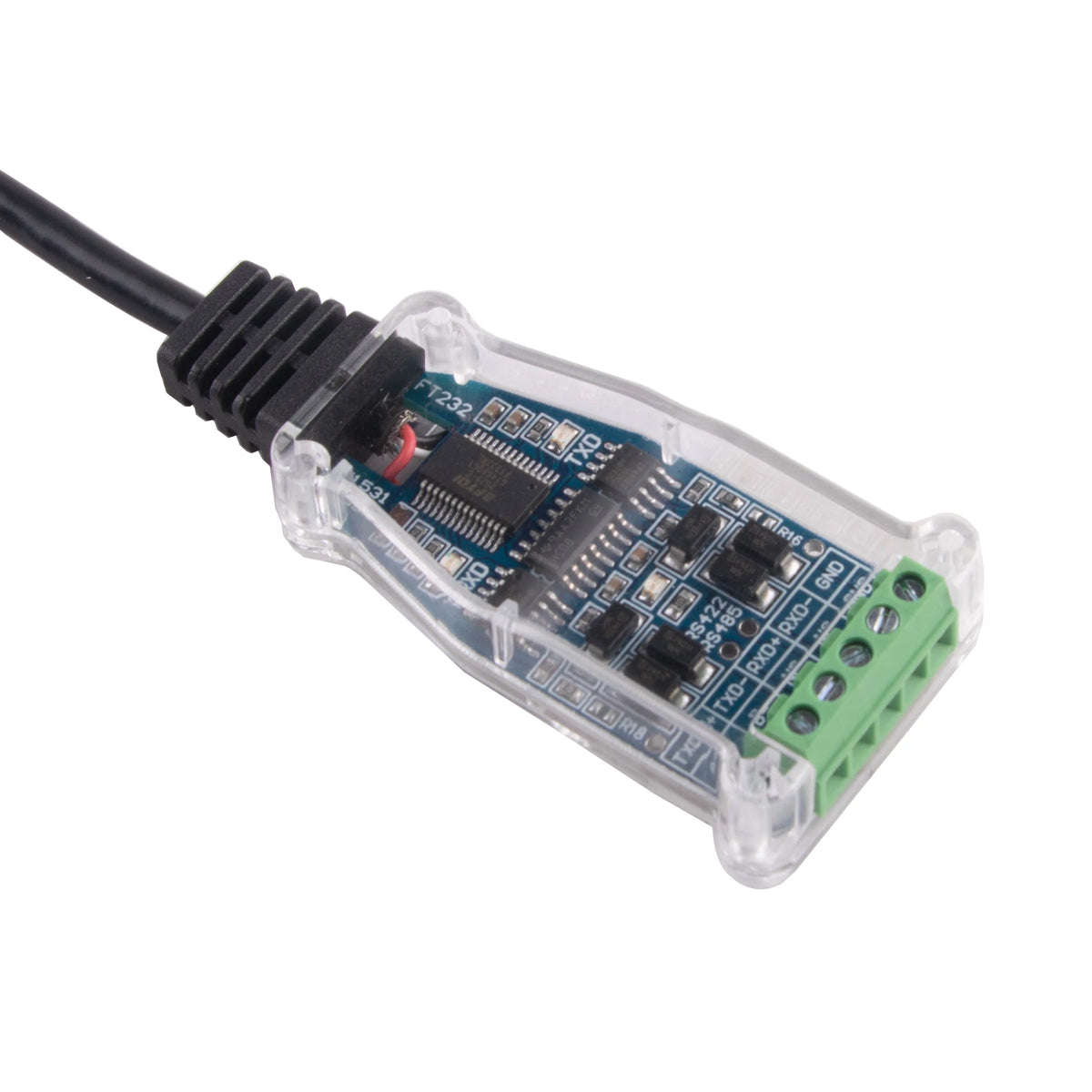 FTDI CH340 USB to RS485 Serial Terminal Block Adapter Communication Cable