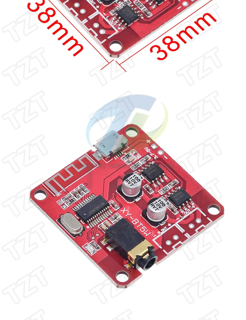 Bluetooth Audio Receiver board Bluetooth 4.1 BT5.0 Pro XY-WRBT MP3 Lossless Decoder Board Wireless Stereo Music Module With Case