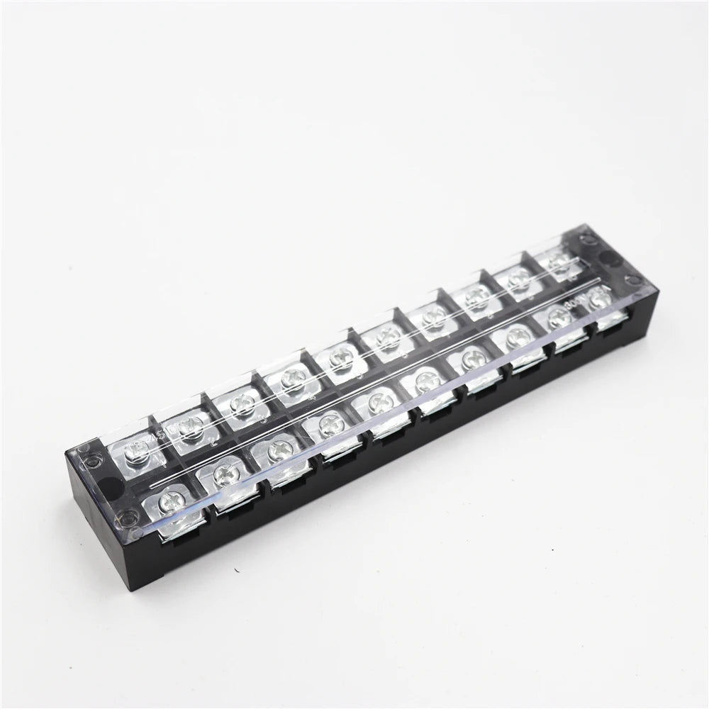 1 Pcs screw connection cable terminal, terminal block, high current, insulated fixed power wire connector,  600V 45A