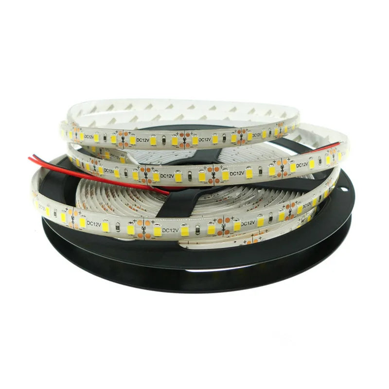 Led Strip Light 3528 600led 5m Waterproof IP65 DC 12V 3000K 6500K 9000K White Warm White Cold White 2835 Flexible Tape