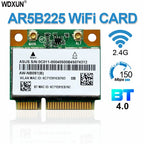 Wireless Card For ATHEROS AR5B225 300Mbp MINI PCI-E Card WiFi + For Bluetooth 4.0 5B225