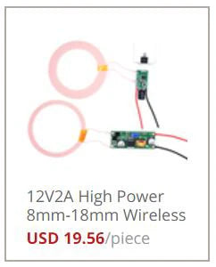 Small 20mm Coil Receiving 300mA High Current Wireless Charging Wireless Power Supply Module XKT412-28